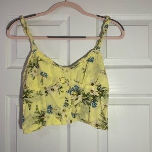 Cute printed crop top
